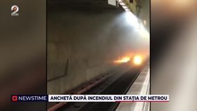 Anchetă după incendiul din stația de metrou